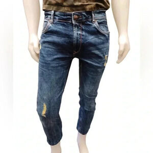 Spykar Skinny Low  Rise Narrow Leg Slim Thigh Jeans Size 36